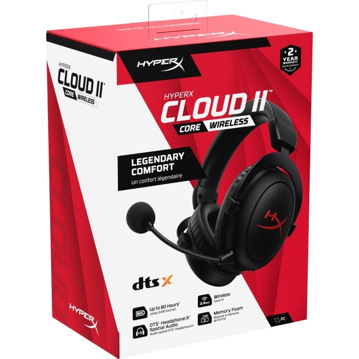 Навушники HyperX Cloud II Core Wireless Black (6Y2G8AA) зображення 8