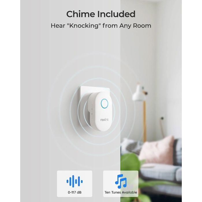 Панель виклику Reolink Video Doorbell WiFi зображення 7