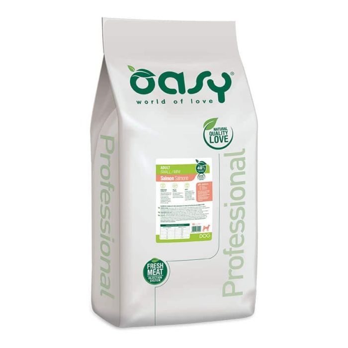Сухой корм для собак OASY One Animal Protein ADULT Small/Mini с лососем 800 г (8053017348339) изображение 2