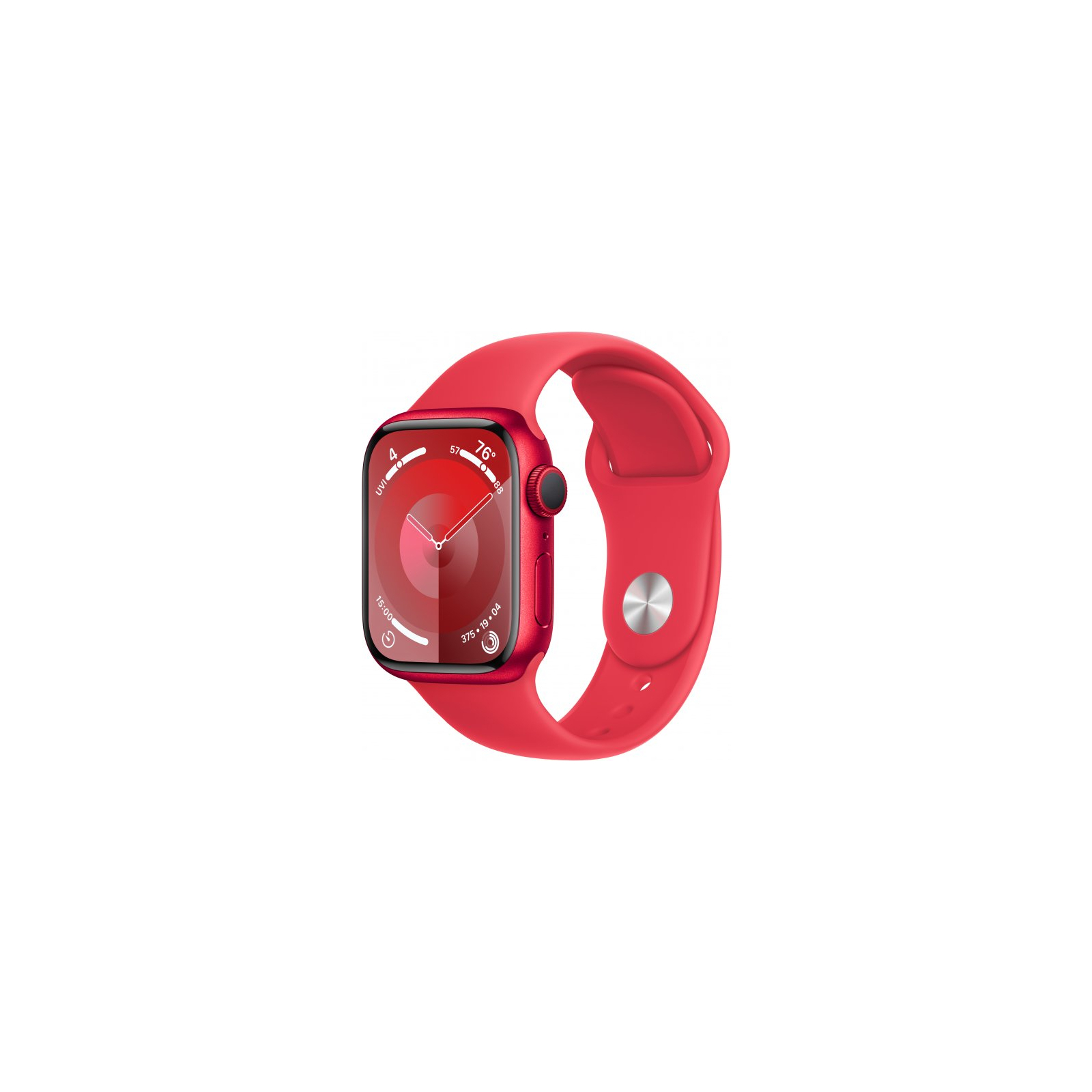Смарт-годинник Apple Watch Series 9 GPS 45mm (PRODUCT)RED Aluminium Case with (PRODUCT)RED Sport Band - M/L (MRXK3QP/A)