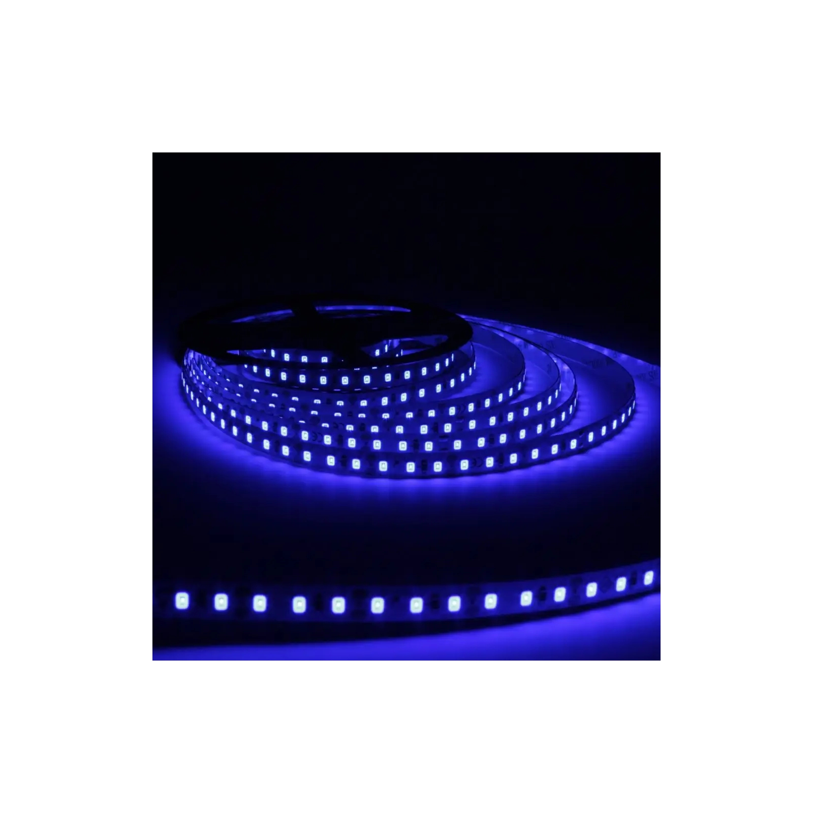 Светодиодная лента LED-STIL 9,6 Вт/м 2835 120 диодов IP33 12 Вольт 130 lm СИНИЙ цвет свечения (DFN2835-120A-IP33-B) изображение 4