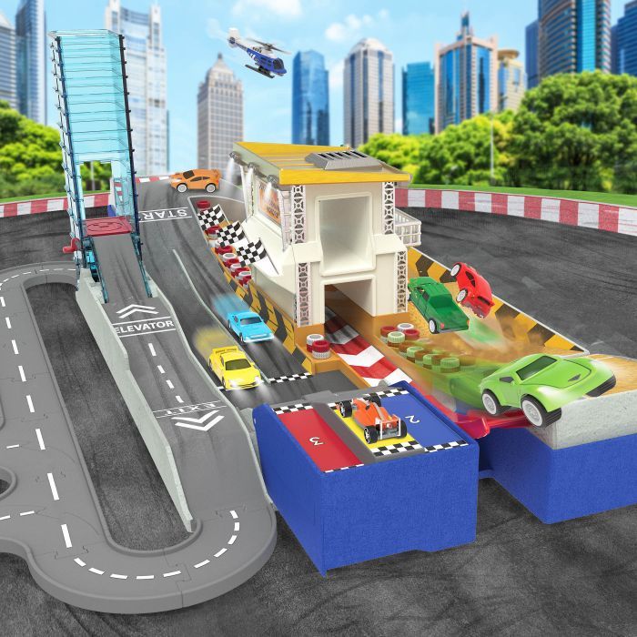 Игровой набор Driven Pocket Series Гоночная трасса 2 в 1, 80 деталей (WH1108Z) изображение 2