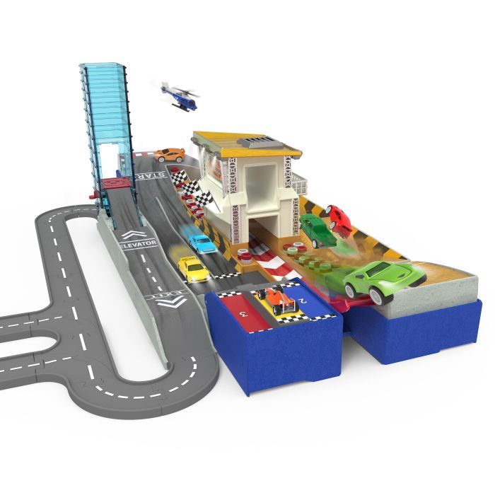 Игровой набор Driven Pocket Series Гоночная трасса 2 в 1, 80 деталей (WH1108Z) изображение 6