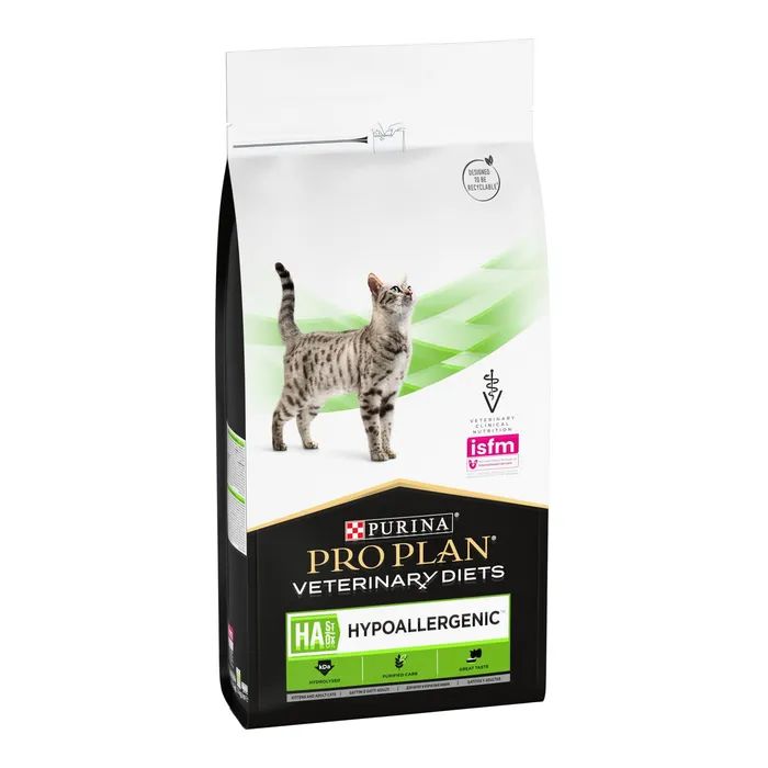 Сухой корм для кошек Purina Pro Plan Veterinary Diets Hypoallergenic 1.3 кг (7613035154506) изображение 2