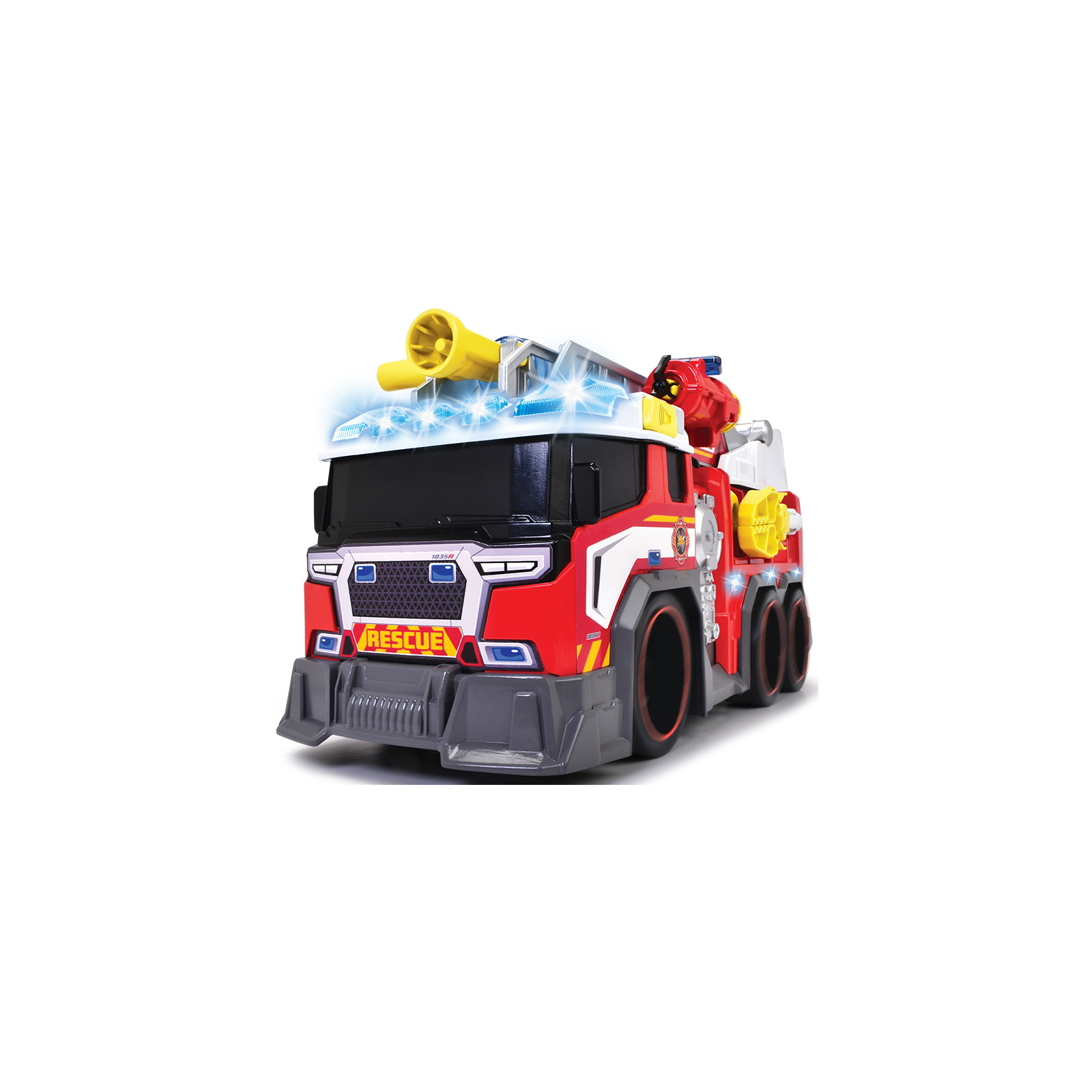 Спецтехніка Dickie Toys Пожежна машина Борець з вогнем зі звуком та світловими ефектами 46 см (3307000) зображення 5
