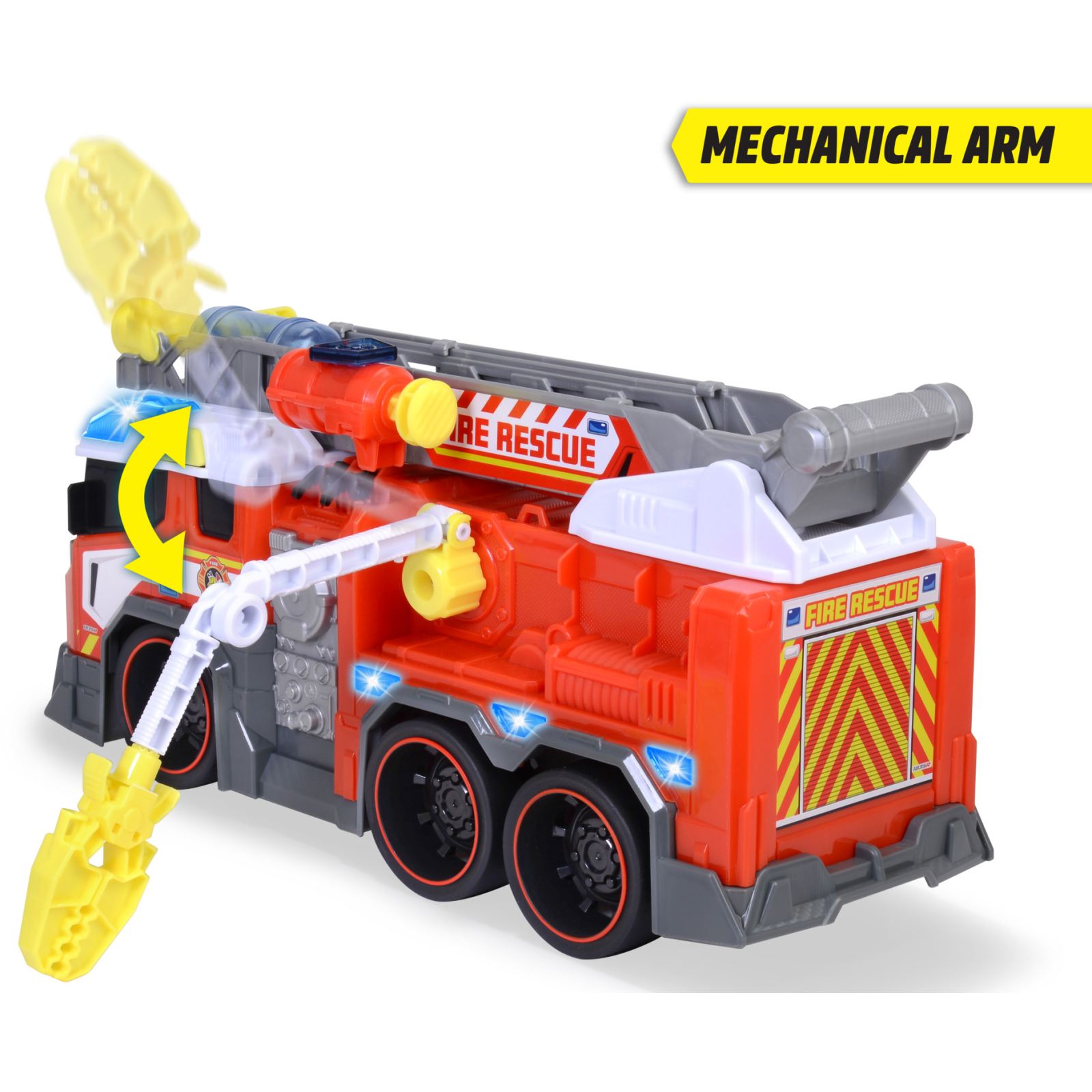 Спецтехніка Dickie Toys Пожежна машина Борець з вогнем зі звуком та світловими ефектами 46 см (3307000) зображення 9