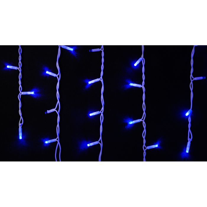 Гирлянда Delux ICICLE 75 LED 2 x 0.7 м IP44 EN Синий/белый (90016592)