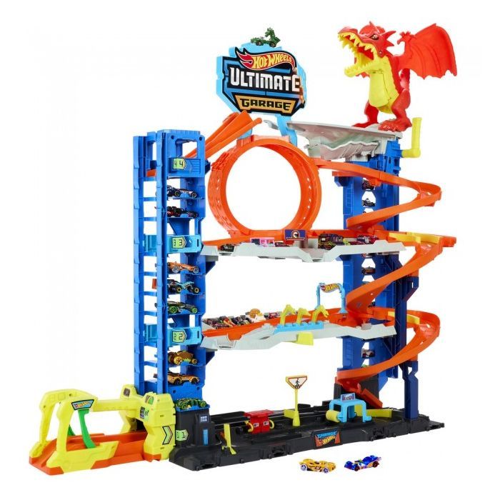 Автотрек Hot Wheels Легендарный гараж (HKX48)