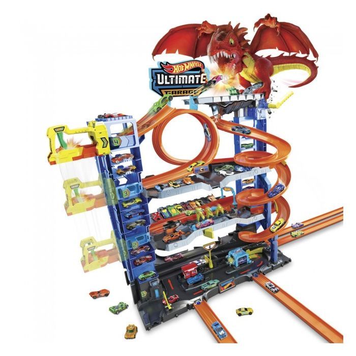 Автотрек Hot Wheels Легендарный гараж (HKX48) изображение 2