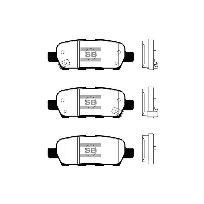 Тормозные колодки HI-Q SP1250