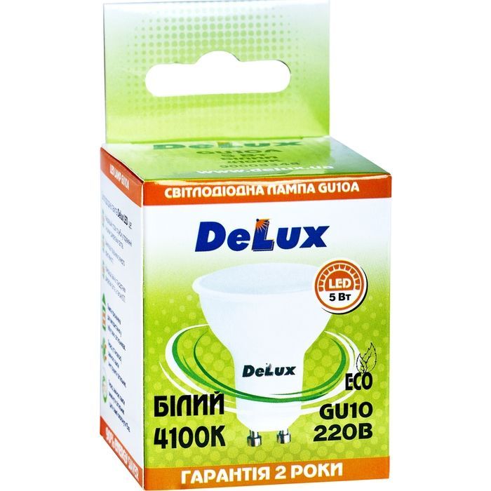 Лампочка Delux GU10A 5Вт 4100K (90011747) зображення 3