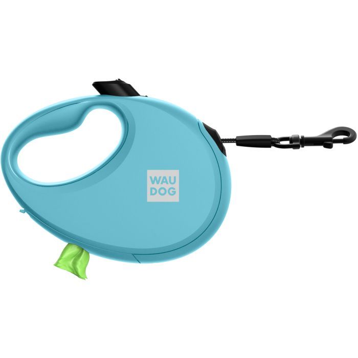 Повідець для собак WAUDOG R-leash з контейнером для пакетів L до 40 кг 5 м помаранчевий (26294) зображення 2