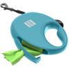 Повідець для собак WAUDOG R-leash з контейнером для пакетів L до 40 кг 5 м блакитний (26292) зображення 4