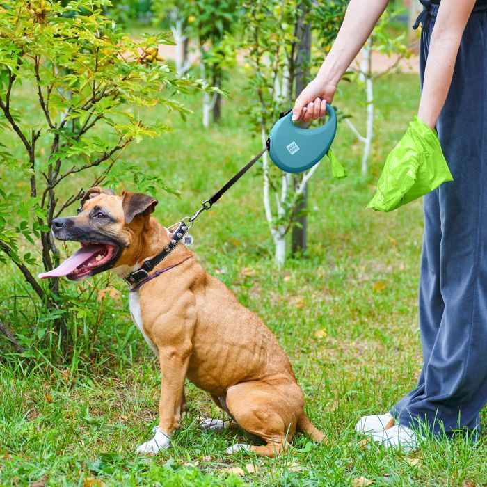 Повідець для собак WAUDOG R-leash з контейнером для пакетів L до 40 кг 5 м помаранчевий (26294) зображення 7