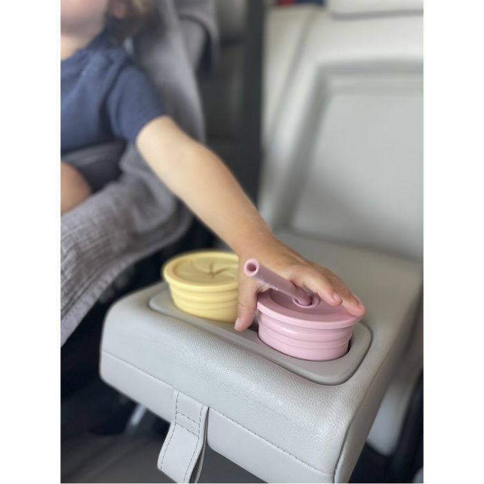 Поильник-непроливайка MinikOiOi Sip+Snack - Mineral Blue / Powder Grey (101100109) изображение 7