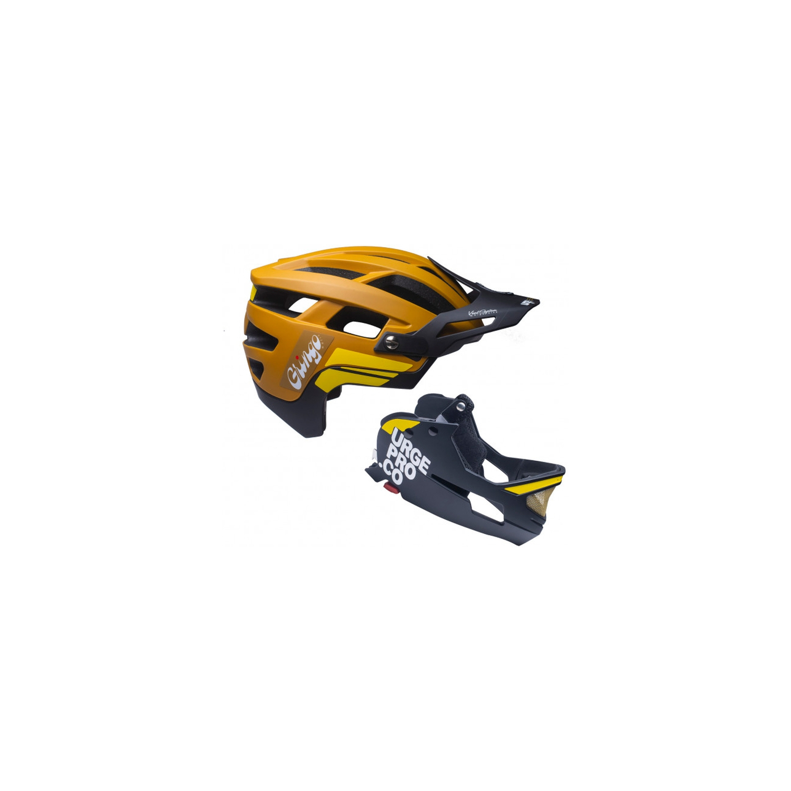 Шлем Urge Gringo de la Sierra Помаранчево-Чорний S/M 55-58 см (UBP221435M) изображение 3