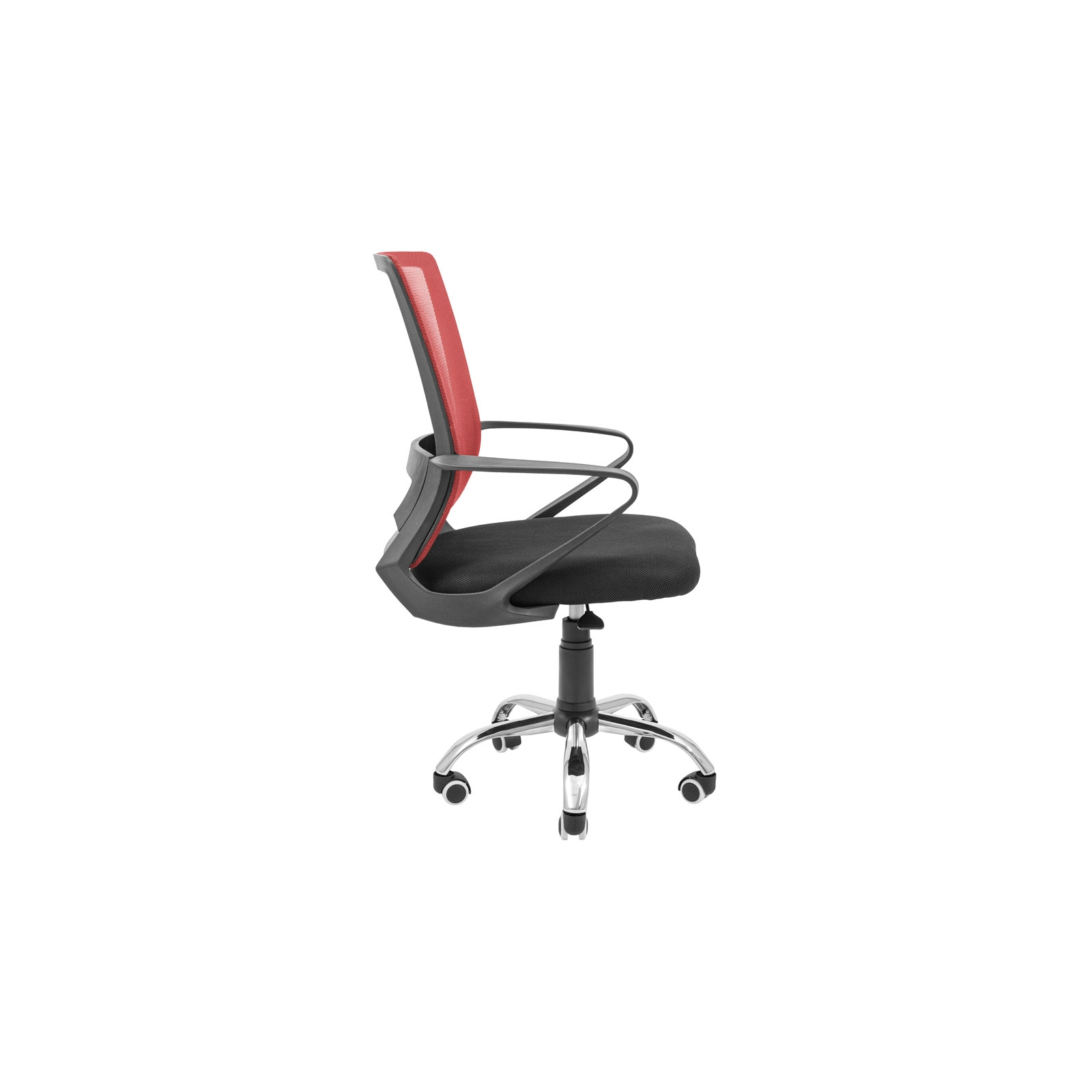 Офісне крісло Richman Робін Хром Піастра Сітка чорна + сіра (ADD0003071) зображення 3