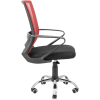 Офісне крісло Richman Робін Хром Піастра Сітка чорна + червона (ADD0003199) зображення 3