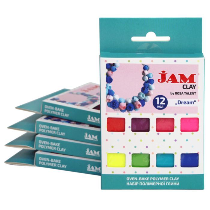 Пластика Jam Clay Rosa Talent Dream 12 шт х 20 г (4823098521020) зображення 2