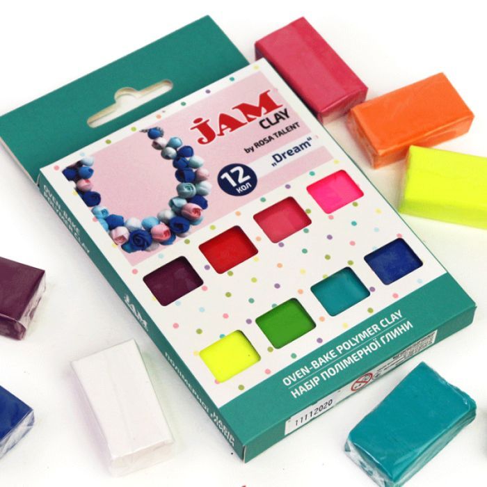 Пластика Jam Clay Rosa Talent Dream 12 шт х 20 г (4823098521020) зображення 3