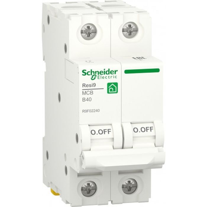 Автоматический выключатель Schneider Electric RESI9 6kA 2P 40A В (R9F02240)
