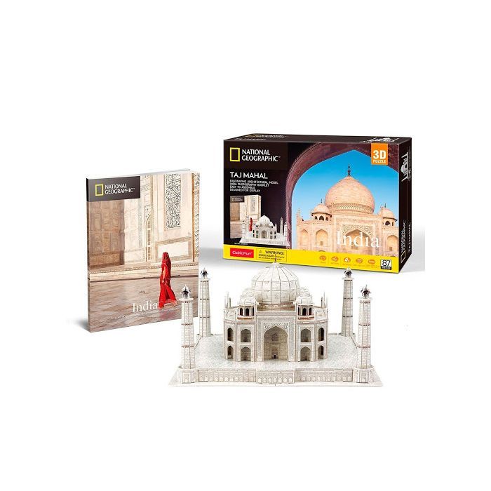 Пазл Cubic Fun Тривимірна головоломка-конструктор National Geographic Тадж Махал (DS0981h) зображення 2