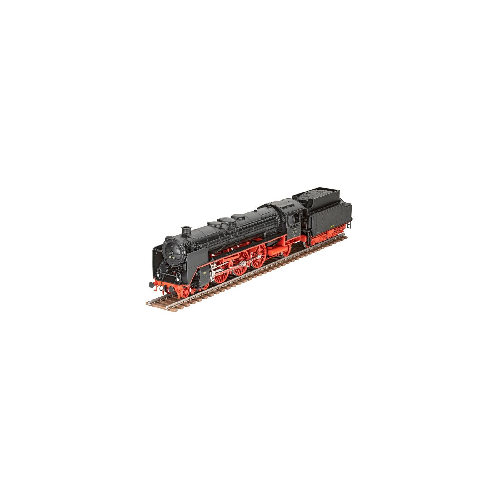 Сборная модель Revell Экспресс локомотив BR02 с тендером 2'2'T30 уровень 4 масштаб 1:87 (RVL-02171) изображение 3