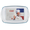 Форма для випікання Bravo Chef склянна прямокутна 39 х 25 х 7 см (BC-249B/FR) зображення 3