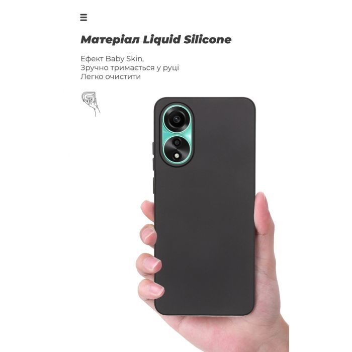 Чехол для мобильного телефона Armorstandart ICON Case OPPO A78 4G Black (ARM69632) изображение 7