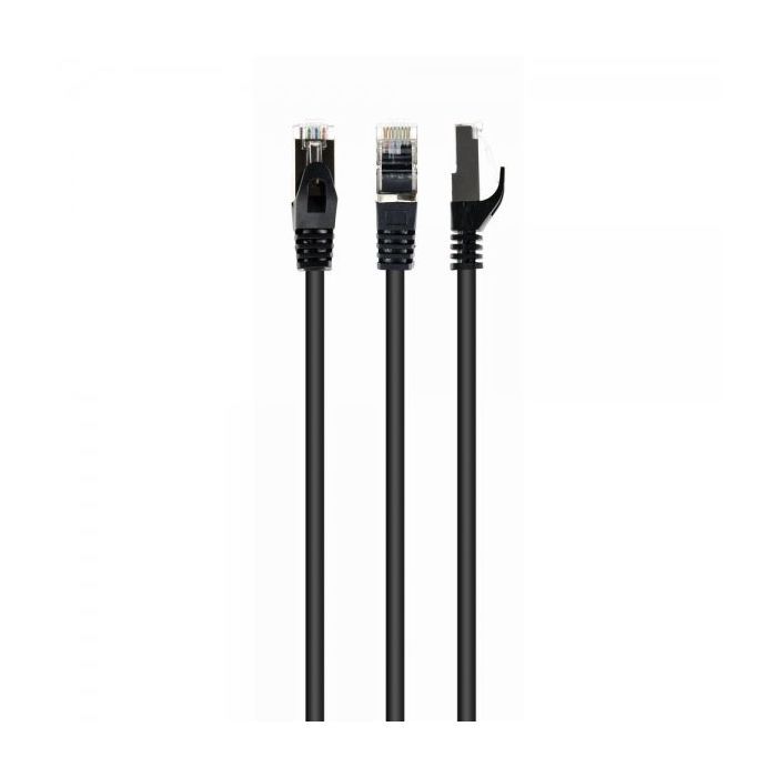 Патч-корд 15м S/FTP Cat 6A CU LSZH black Cablexpert (PP6A-LSZHCU-BK-15M)