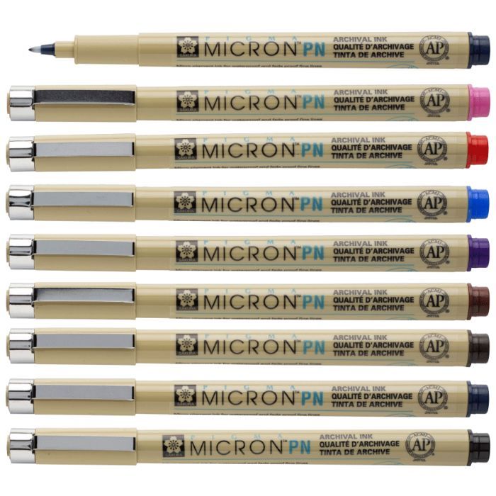 Лайнер Sakura PIGMA MICRON PN Чорний (0.4-0.5мм) (084511307216) зображення 2