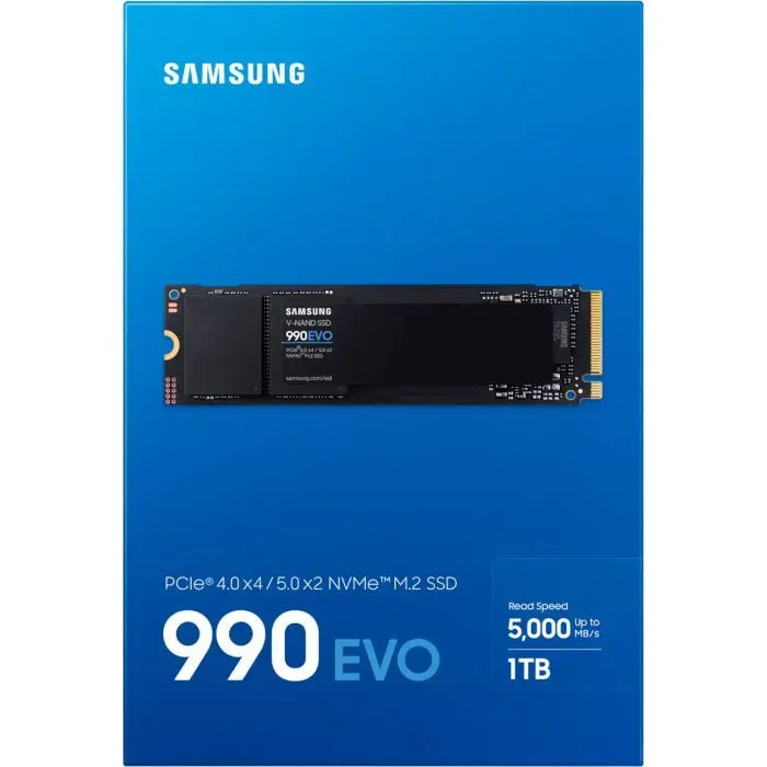 Накопичувач SSD M.2 2280 1TB 990 EVO Samsung (MZ-V9E1T0BW) зображення 5