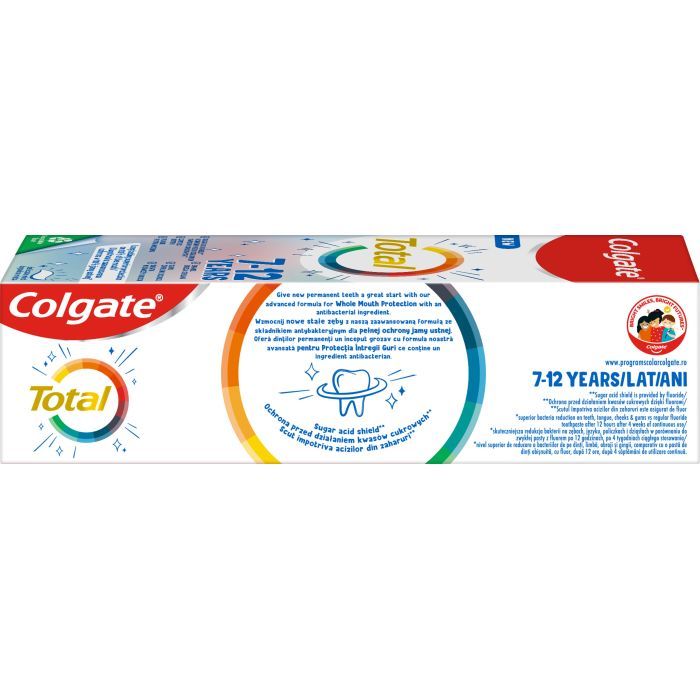 Дитяча зубна паста Colgate Total kids 7-12 років 50 мл (8718951433120) зображення 2