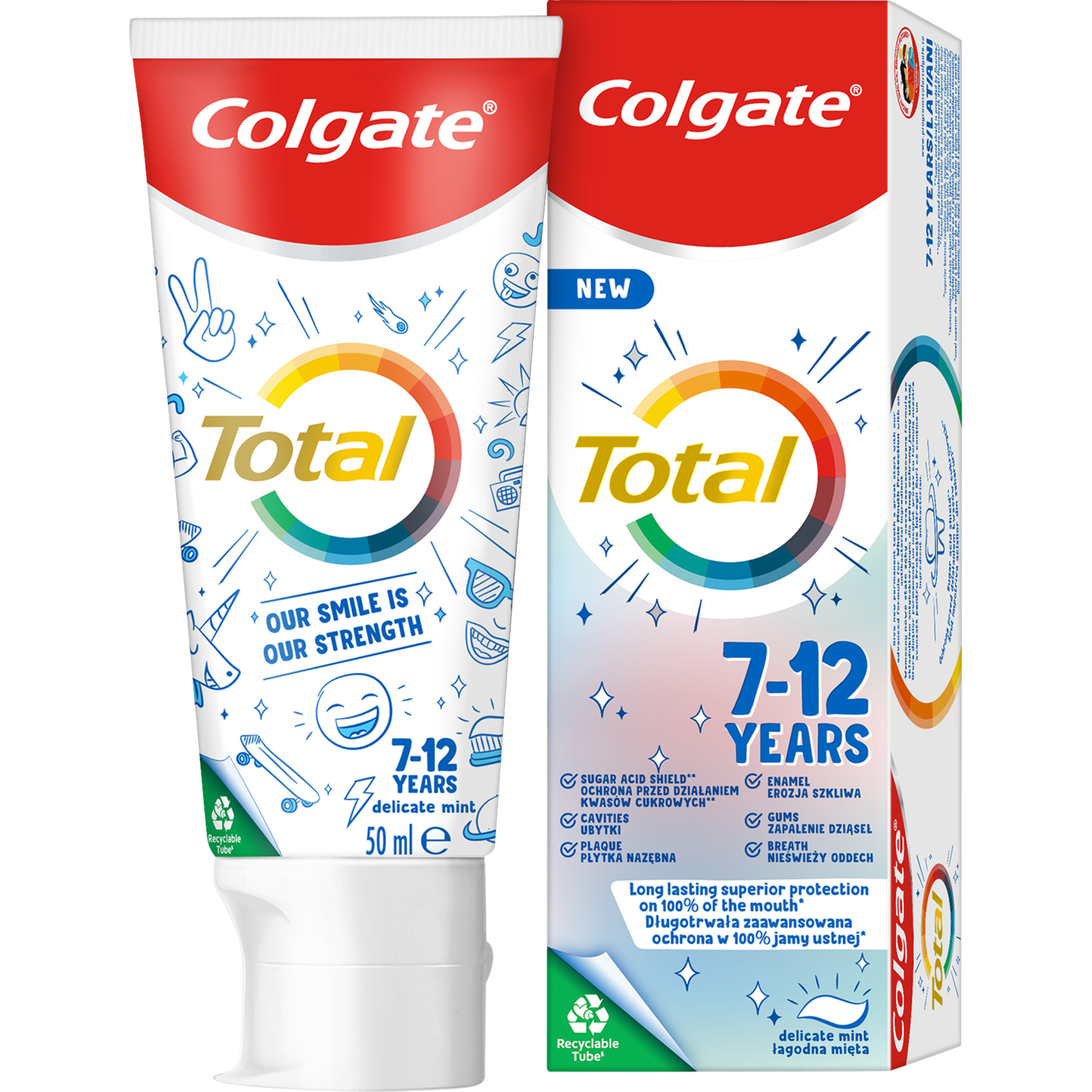 Дитяча зубна паста Colgate Total kids 7-12 років 50 мл (8718951433120) зображення 6