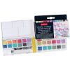 Художній набір Derwent Pastel Shades Paint Pan, 12 кольорів+пензель з резервуаром (5028252620338) зображення 3