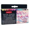Художній набір Derwent Pastel Shades Paint Pan, 12 кольорів+пензель з резервуаром (5028252620338)