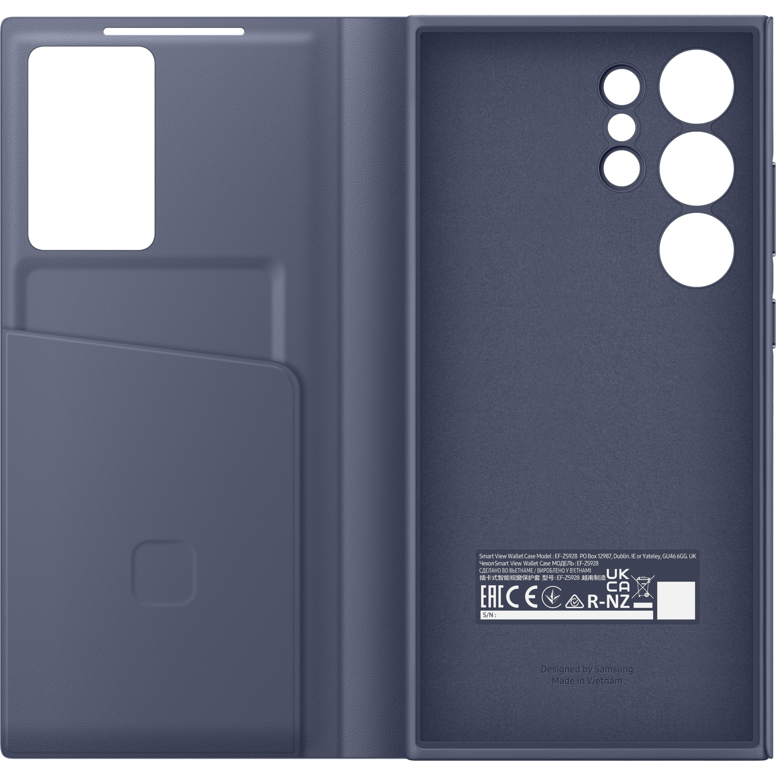 Чехол для мобильного телефона Samsung Galaxy S24 Ultra (S928) Smart View Wallet Case Lime (EF-ZS928CGEGWW) изображение 5