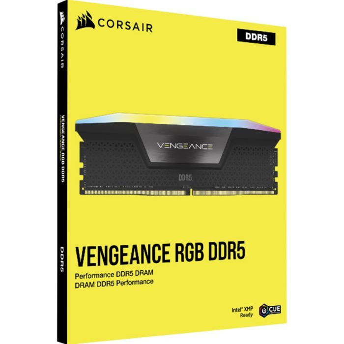 Модуль пам'яті для комп'ютера DDR5 32GB (2x16GB) 6000 MHz Vengeance RGB Black Corsair (CMH32GX5M2E6000C36) зображення 5