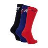 Шкарпетки Nike U NK EVERYDAY PLUS CUSH CREW DH3822-905 38-42 3 пари Чорний/Синій/Червонний (196148147353) зображення 2