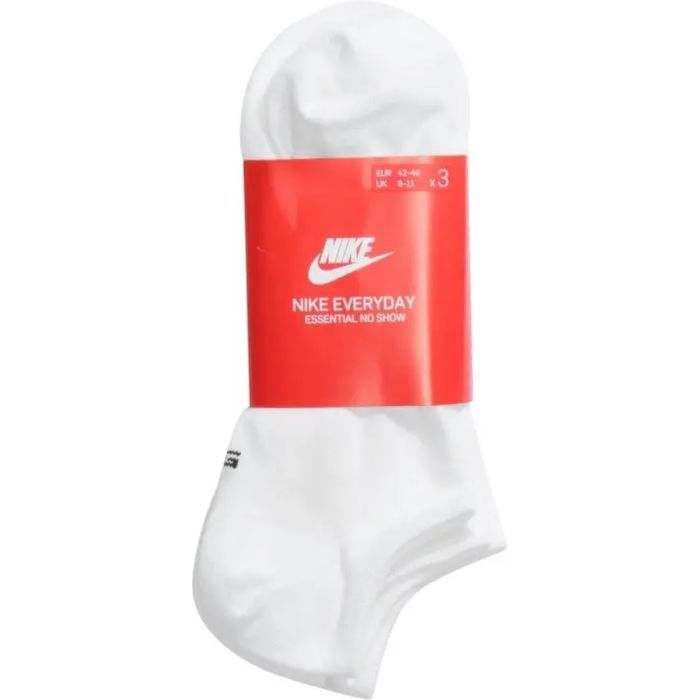 Носки Nike U NK NSW EVERYDAY ESSENTIAL NS 3PR SK0111-100 46-50 3 пари Білі (193145890787) изображение 4