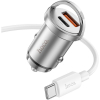 Зарядное устройство HOCO NZ10 Handy USB-A/Type-C Silver (6942007601849) изображение 3