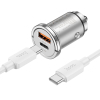 Зарядний пристрій HOCO NZ10 Handy USB-A/Type-C Silver (6942007601849) зображення 6
