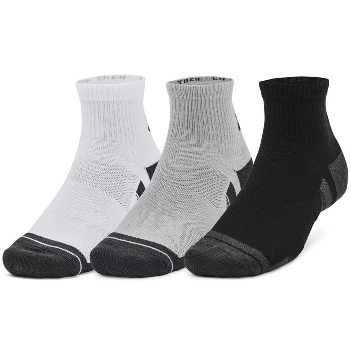 Носки Under Armour 1379510-001 Performance Tech 3 пари Qtr чорний MD (196884001100)