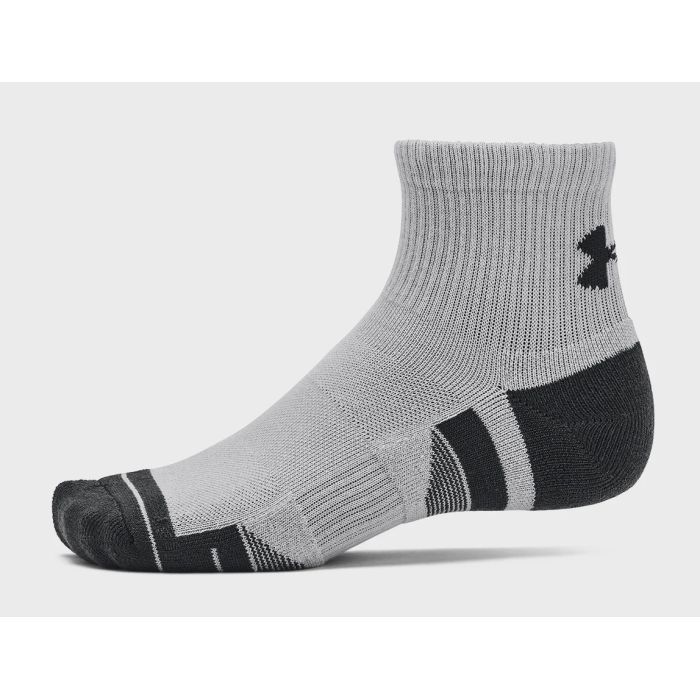 Носки Under Armour 1379510-001 Performance Tech 3 пари Qtr чорний MD (196884001100) изображение 2