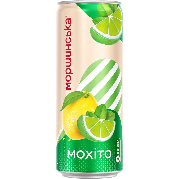 Напиток Моршинська сокосодержащий Лимонада со вкусом Мохито 0.33 л (4820017003049)