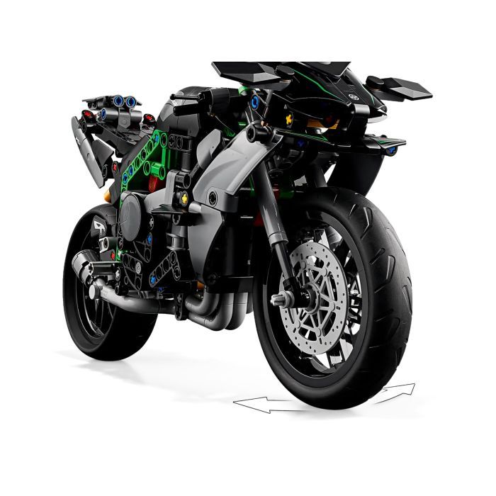 Конструктор LEGO Technic Мотоцикл Kawasaki Ninja H2R 643 деталі (42170) зображення 6