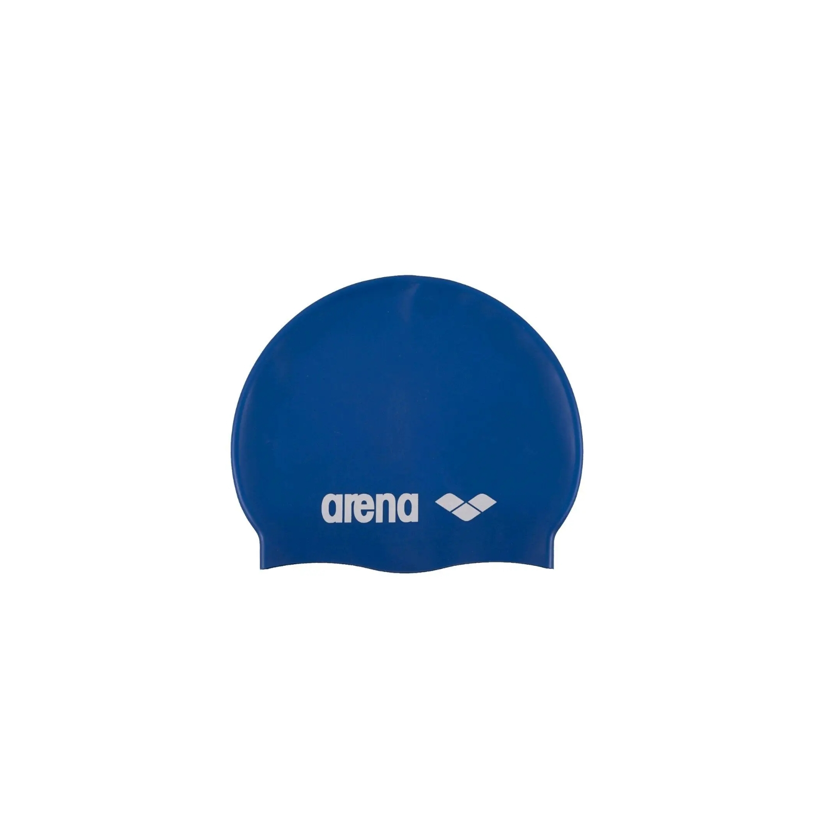 Шапка для плавання Arena Classic Silicone 91662-077 синій, білий Уні OSFM (3468335299150)