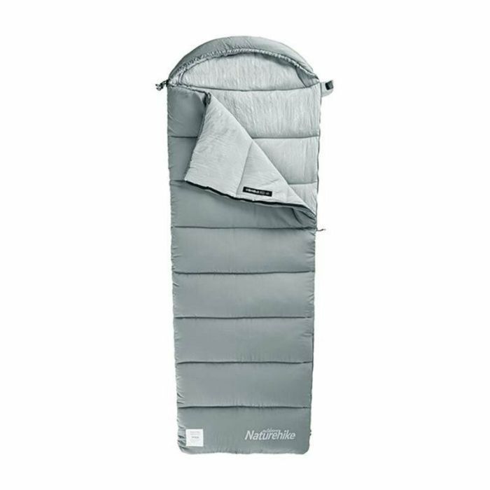 Спальный мешок Naturehike з капюшоном M400 NH20MSD02 (1°C) правий, сірий (6927595701270)