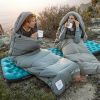 Спальный мешок Naturehike з капюшоном M400 NH20MSD02 (1°C) правий, сірий (6927595701270) изображение 2