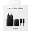 Зарядное устройство Samsung 45W Compact Power Adapter (w C to C Cable) Black (EP-T4511XBEGEU) изображение 5